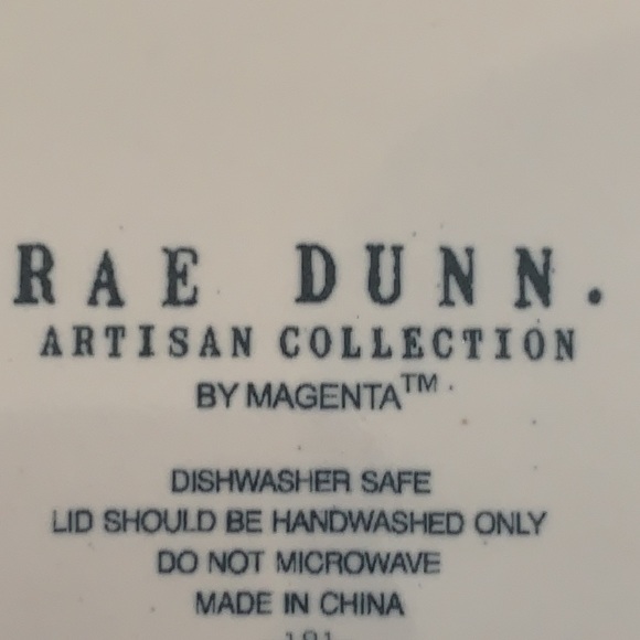 New Rae Dunn DOGS RULE Crowned Top Lid Canister - Picture 9 of 9